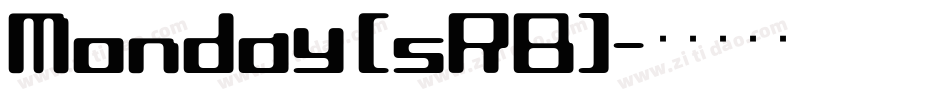 Monday (sRB)字体转换